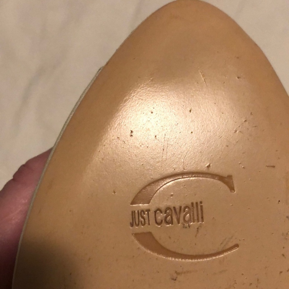 Vintage Just Cavalli calf skin Logo high heels - Picture 9 of 14